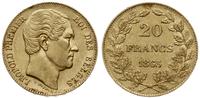 20 franków 1865, złoto 6.43 g, próby 900