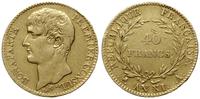40 franków An XI A (1802-1803), Paryż, złoto 12.