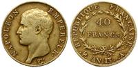 40 franków An 13 A (1804-1805), Paryż, złoto 12.