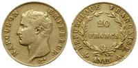 20 franków An 13 A (1804-1805), Paryż, głowa ces