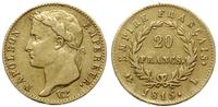 20 franków 1815 L, Bayonne, głowa w wieńcu lauro
