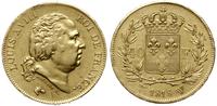 40 franków 1818 W, Lille, złoto 12.89 g, próby 9