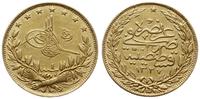 100 kurush AH 1327/4 (AD 1913), złoto 7.16 g, pr