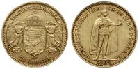 20 koron 1904 KB, Krzemnica, złoto 6.75 g, próby