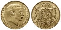 20 koron 1915, Kopenhaga, złoto 8.95 g, próby 90