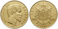 100 franków 1858 A, Paryż, złoto 32.17 g