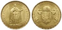 20 koron 1892 KB, Krzemnica, nowe bicie, złoto p