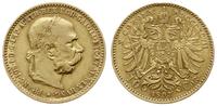 10 koron 1897 A, Wiedeń, złoto 3.37 g