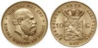 10 guldenów 1875, Utrecht, złoto próby 900, 6.71
