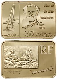 20 euro 2008, Paryż, Edouard Manet, złoto próby 