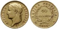 40 franków 1811 A, Paryż, złoto próby 900, 12.87