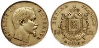 50 franków 1858 A, Paryż, złoto próby 900, 16.09