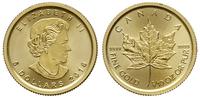 5 dolarów 2016, Maple Leaf, złoto 3.14 g, próby 