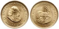 1 rand 1967, Pretoria, złoto 3.99 g, próby 917, 