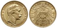 20 marek 1911 A, Berlin, złoto 7.96 g, próby 900