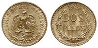 2 peso 1945 M, Meksyk, nowe bicie (restrike), zł