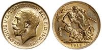 funt 1912, Londyn, złoto 7.97 g, próby 917, pięk