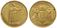 20 koron 1892 KB, Krzemnica, złoto 6.77 g, próby
