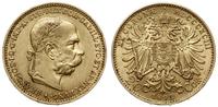 20 koron 1893, Wiedeń, głowa w wieńcu laurowym, 