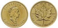 5 dolarów 1991, Maple Leaf, złoto 3.12 g, próby 