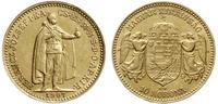 10 koron 1907 KB, Krzemnica, złoto 3.38 g, próby