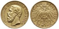 20 marek 1894 G, Karlsruhe, złoto 7.92 g, próby 