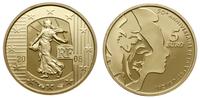 5 euro 2008, złoto próby '999', 1.24 g, moneta w