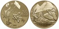 20 euro 2007, Paryż, Asterix i Kleopatra, złoto 