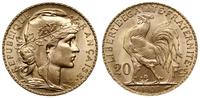20 franków 1909, Paryż, Marianna, złoto 6.45 g, 