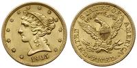 5 dolarów 1905, Filadelfia, typ Liberty Head, z 