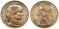 20 franków 1910, Paryż, Marianna, złoto 6.45 g, 