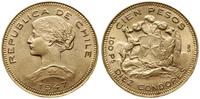 100 peso = 10 condores 1947, Santiago, złoto 20.