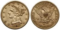 5 dolarów 1882 S, San Francisco, typ Liberty wit