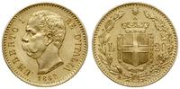 20 lirów 1882 R, Rzym, złoto próby '900', 6.45 g