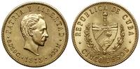 5 peso 1915, Filadelfia, Jose Marti, złoto 8.36 