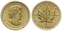 5 dolarów 2011, Maple Leaf, złoto 3.14 g, próby 