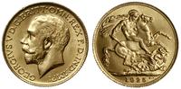 1 funt 1925, Londyn, złoto próby "917", 7.94 g, 