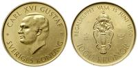 1000 koron 1990, herb dynastii Wazów, złoto prób