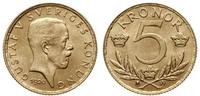 5 koron 1920 W, Sztokholm, złoto próby '900', 2,