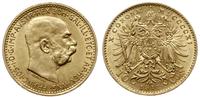 10 koron 1911, Wiedeń, złoto próby '900', 3.38 g