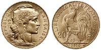 20 franków 1910, Paryż, typ Marianna, złoto prób