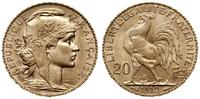 20 franków 1912, Paryż, typ Marianna, złoto prób