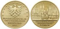 100 euro 2007 A, Berlin, Lubeka, złoto próby 999