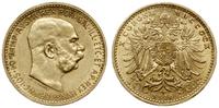10 koron 1912, Wiedeń, NOWE BICIE, złoto próby 9