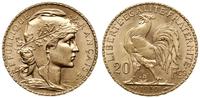 20 franków 1910, Paryż, typ Marianna, złoto prób
