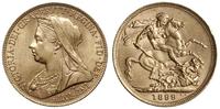 funt 1899 M, Melbourne, złoto próby 916.7, 7.99 