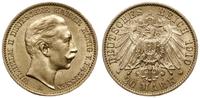 20 marek 1910 A, Berlin, złoto próby 900, 7.96 g
