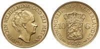 10 guldenów 1932, Utrecht, złoto próby 900, 6.72