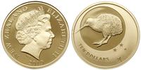 10 dolarów 2010, ptak Kiwi, złoto próby 999, 7.7
