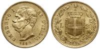 20 lirów 1882 R, Rzym, złoto próby 900, 6.44 g, 